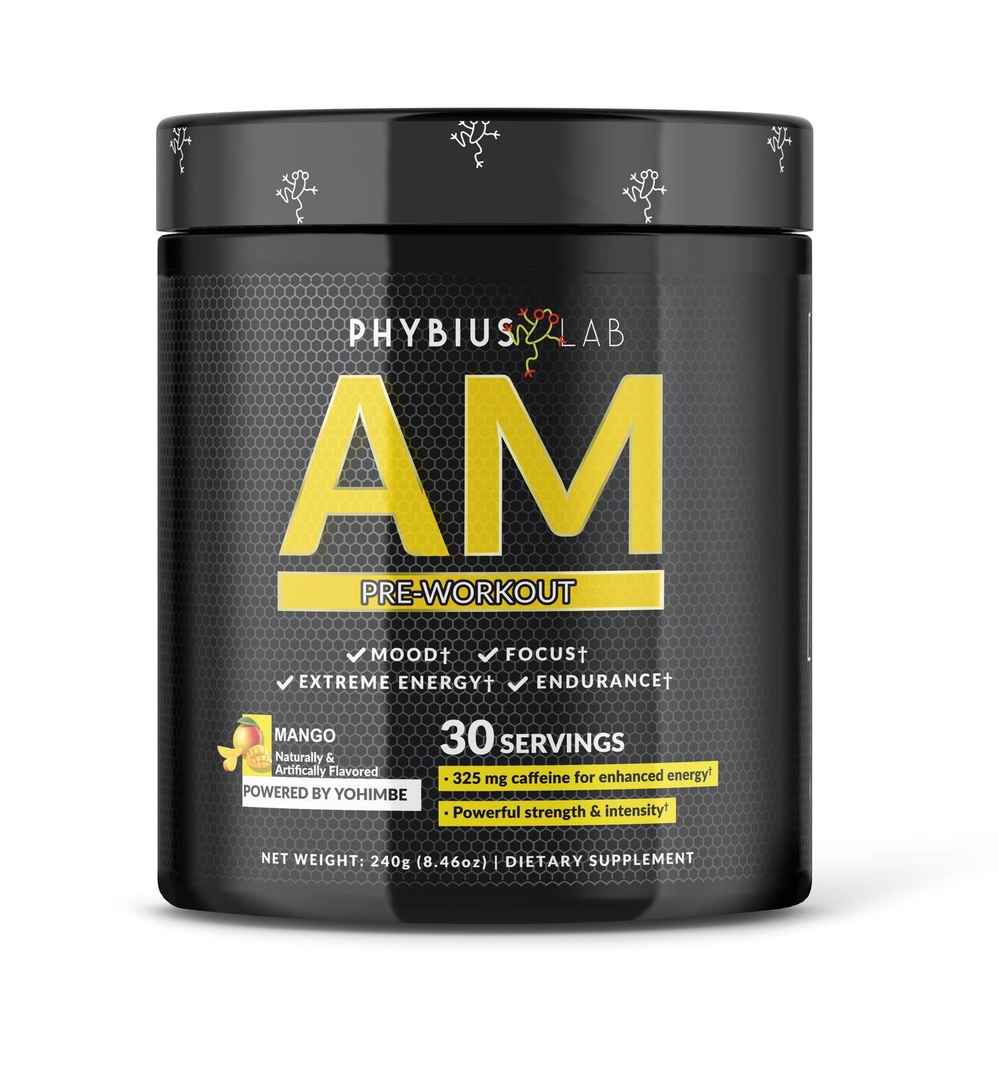 AM Pre-Workout Supplement by Phybius