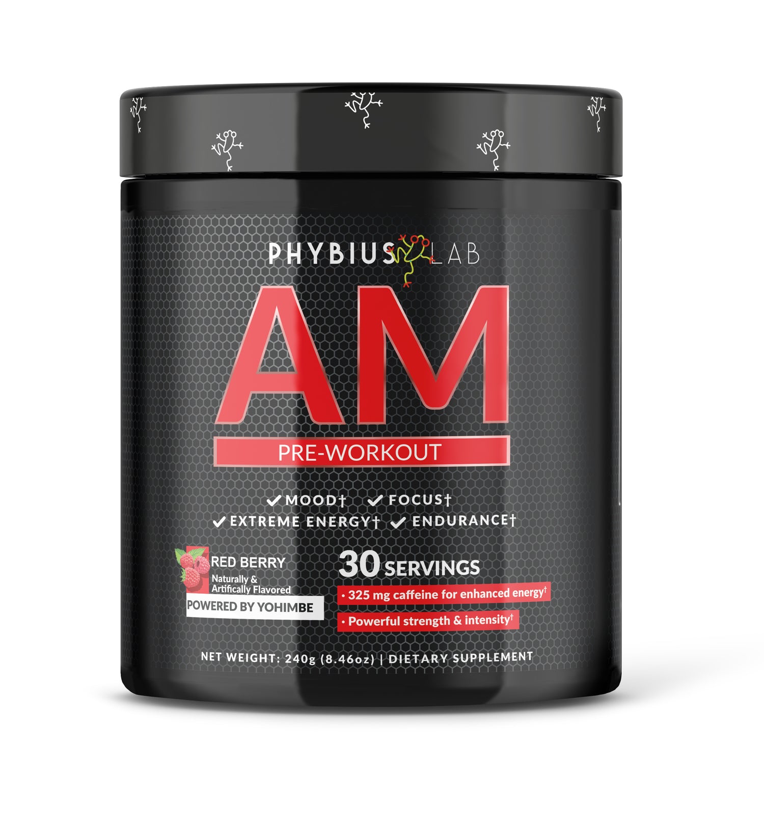 AM Pre-Workout Supplement by Phybius