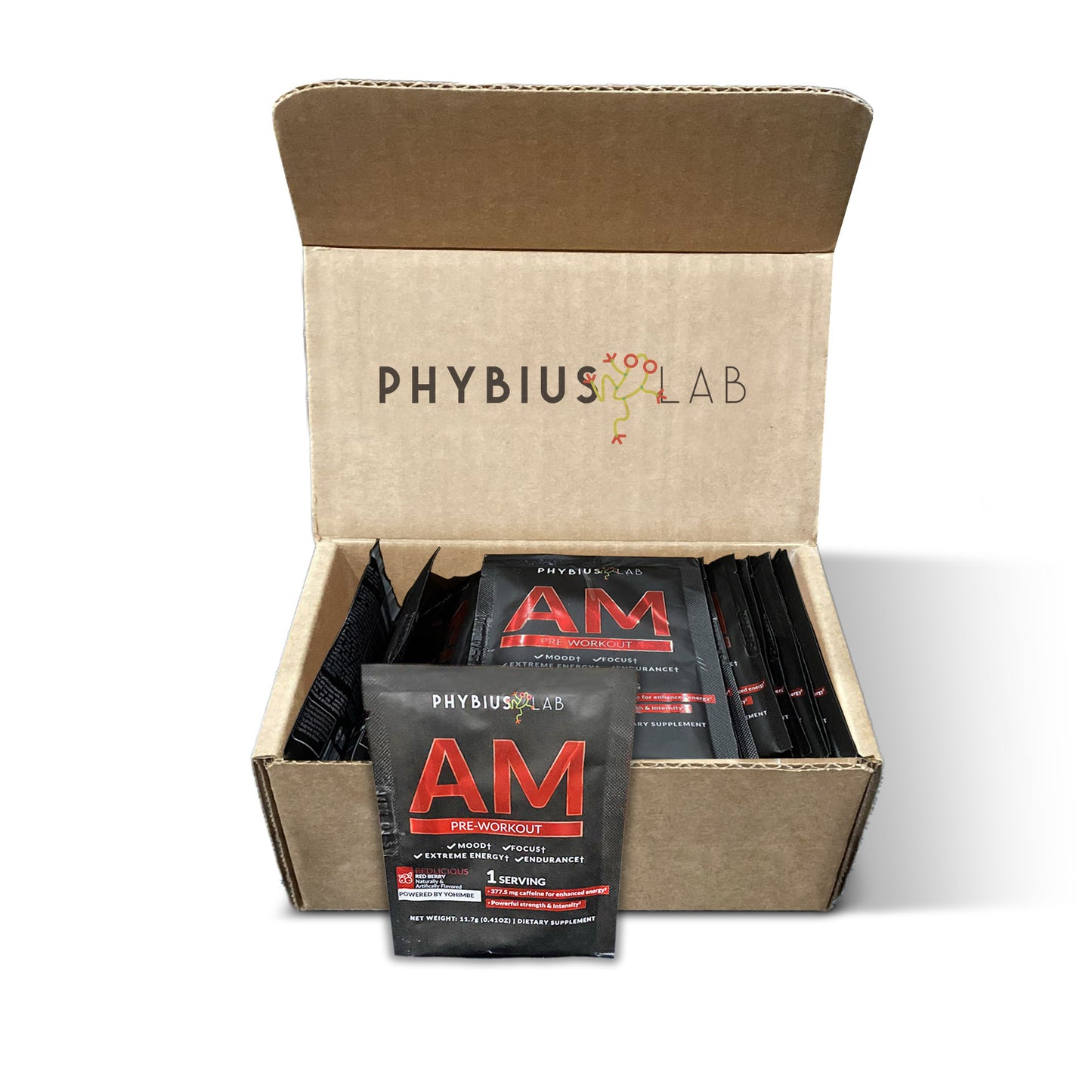 <img src="travel-pack.jpg" alt="Phybius Travel Pack AM Pre-Workout">