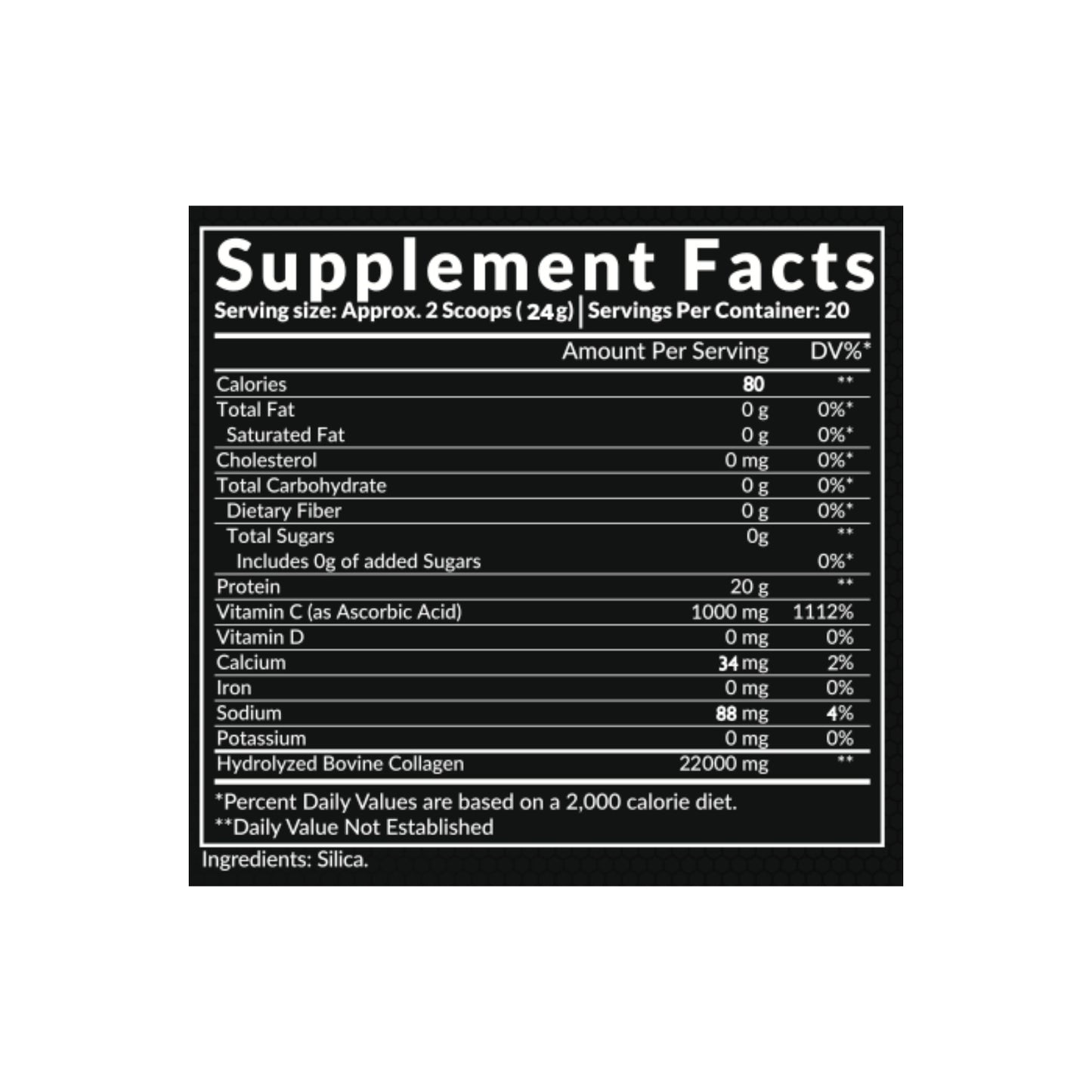 Hydrolyzed Collagen Supplement