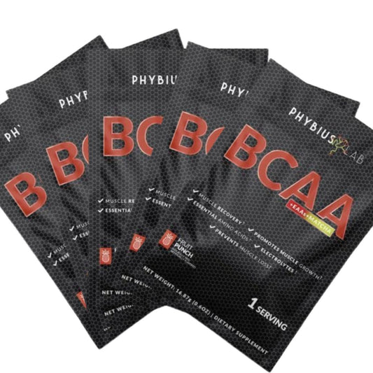 <img src="travel-pack-bcaa.jpg" alt="Phybius Travel Pack BCAA + EAAs">