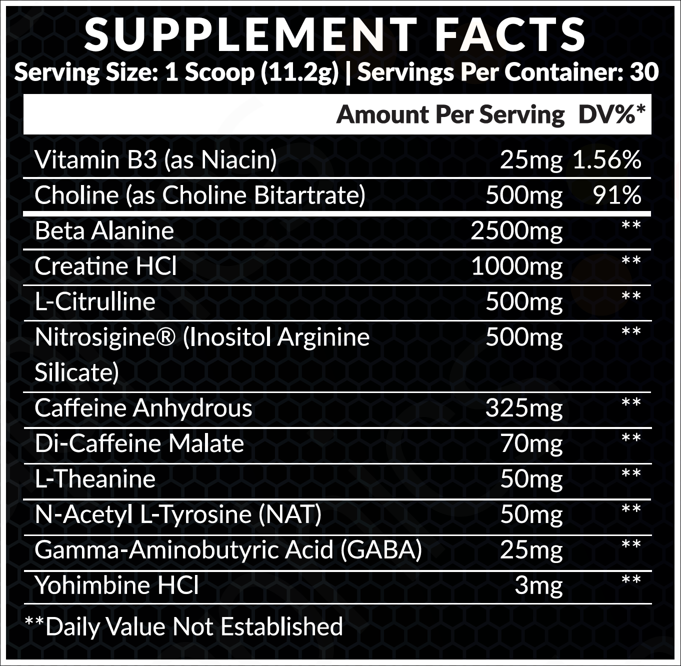 AM - Pre-workout